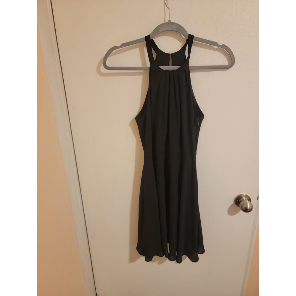Express Mini Dress Black womens Size 4 wedding cocktail party new years eve y2k